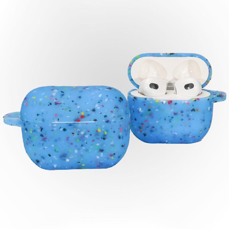 For Apple AirPods 3 Flower Design Earphone Luminous Case Bluetooth-compatible Earbuds Silicone Protective Cover with Anti-lost Carabiner Luminous Blue
For Apple AirPods 3 Flower Design Earphone Luminous Case Bluetooth-compatible Earbuds Silicone Protective Cover with Anti-lost Carabiner Luminous Blue