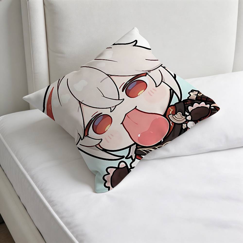 Kazuha Cat GGenshin IImpact Decorative Square Pillow Cover Soft Comfortable Pillow Case Sofa Bed Home Decoration 30x30cm
Kazuha Cat GGenshin IImpact Decorative Square Pillow Cover Soft Comfortable Pillow Case Sofa Bed Home Decoration 30x30cm