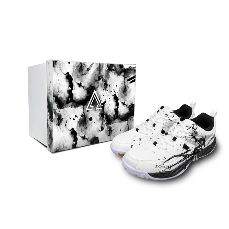 Li Ning Koba Synthetic Leather, Textile Low top Badminton Shoes Men s Black White AYTM079-11(Team47-BOX) 43
Li Ning Koba Synthetic Leather, Textile Low top Badminton Shoes Men s Black White AYTM079-11(Team47-BOX) 43