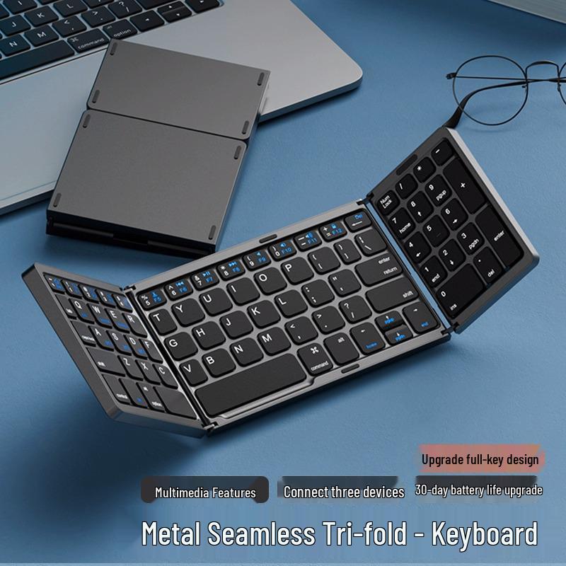 Tri-Fold Wireless Bluetooth Keyboard for Desktop & Xiaomi Laptops
Tri-Fold Wireless Bluetooth Keyboard for Desktop & Xiaomi Laptops