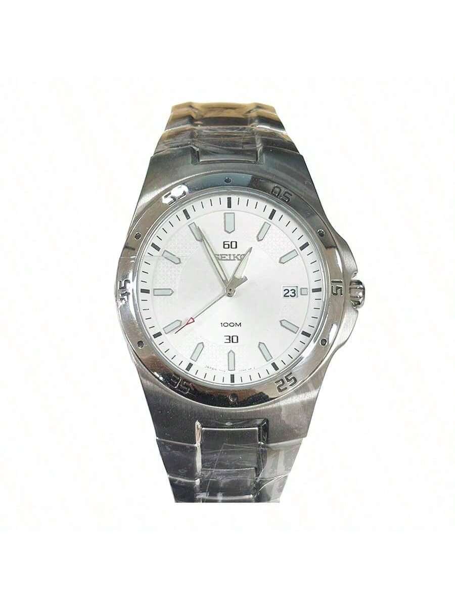 Men s Quartz Watch White Dial Stainless Steel Material Business Suitable For Daily Wear SGEB03J1 срібний
Men s Quartz Watch White Dial Stainless Steel Material Business Suitable For Daily Wear SGEB03J1 срібний