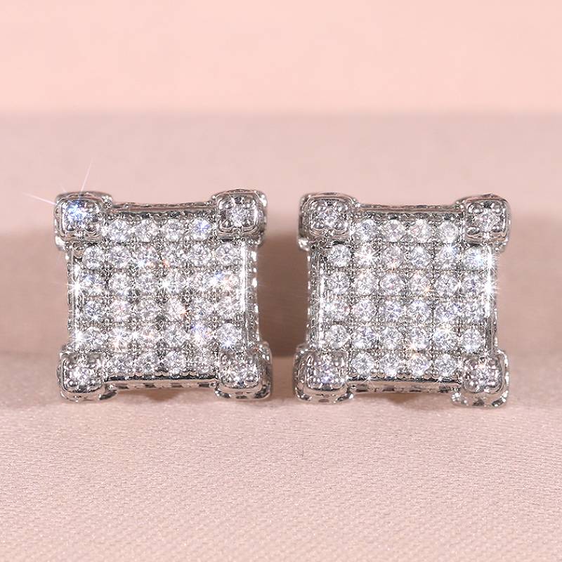 Huitan Geometric Women Stud Earrings Full Shining CZ Trendy Party Engagement Accessories Gold Color/Copper Color Luxury Zircon
Huitan Geometric Women Stud Earrings Full Shining CZ Trendy Party Engagement Accessories Gold Color/Copper Color Luxury Zircon