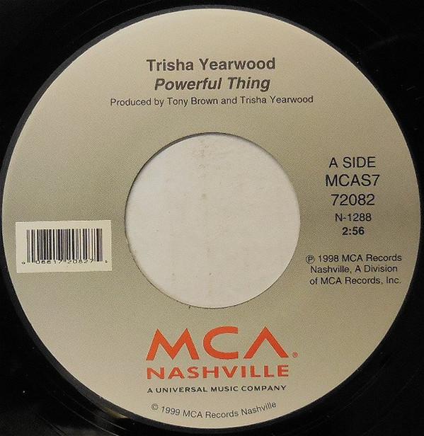 7-дюймовая пластинка TRISHA YEARWOOD - Powerful Thing MCAS772082 MCA Nashville 1998 US Folk Б/У
7-дюймовая пластинка TRISHA YEARWOOD - Powerful Thing MCAS772082 MCA Nashville 1998 US Folk Б/У