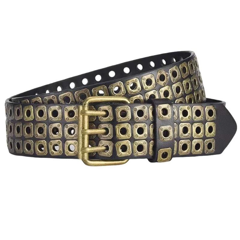 1PC Alloy Pin Buckle Punk Style Rivet Belt Jeans Belt All-match Unisex Gothic Waist Strap Belt Accessories Plus Size
1PC Alloy Pin Buckle Punk Style Rivet Belt Jeans Belt All-match Unisex Gothic Waist Strap Belt Accessories Plus Size