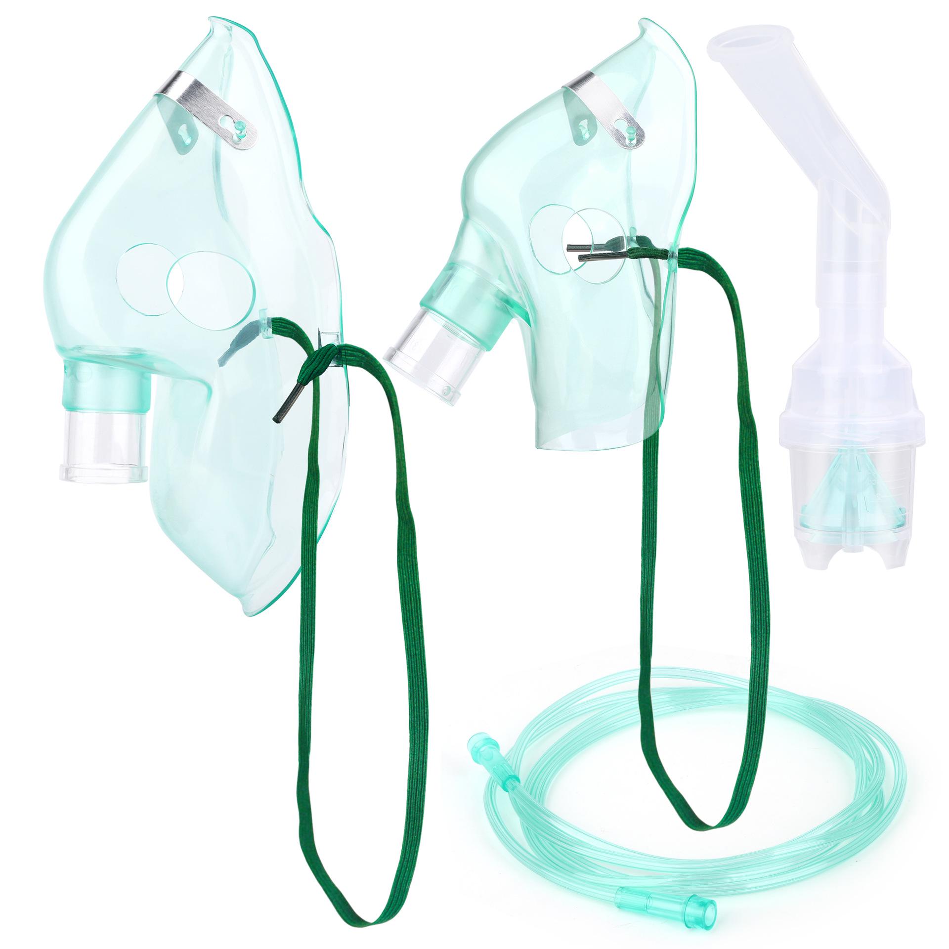 Disposable Curved Nebulizer Mouthpiece & Mask Set for All Ages 1 Large + 1 Small Mask зелёный
Disposable Curved Nebulizer Mouthpiece & Mask Set for All Ages 1 Large + 1 Small Mask зелёный