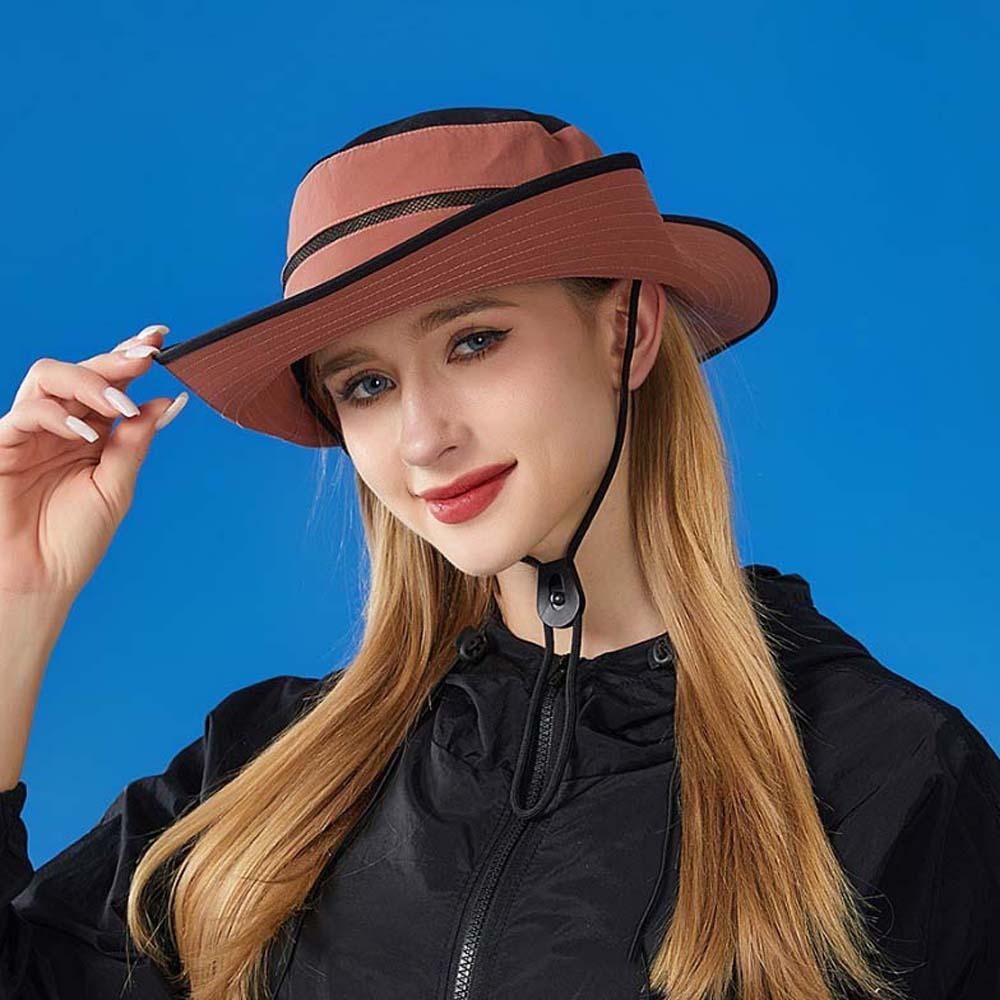 Western Countryside Quick Drying Hiking Cap Drawstring Sunshade Cowboy Hat Women brick червоний колір
Western Countryside Quick Drying Hiking Cap Drawstring Sunshade Cowboy Hat Women brick червоний колір