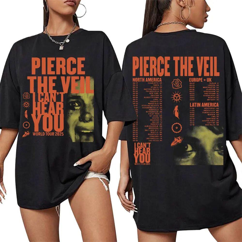 Women and Unisex Punk Gothic Tshirt High Quality Rock Band Pierce The Veil I Cant Hear You Tour Cotton Printing T Shirts Unisex S
Women and Unisex Punk Gothic Tshirt High Quality Rock Band Pierce The Veil I Cant Hear You Tour Cotton Printing T Shirts Unisex S