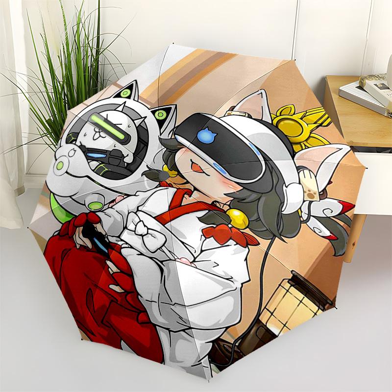 1pc Kagamine Len & Rin VR Headset Inspired Automatic Opening/Closing Outdoor Umbrella - Portable 3-Fold Design with 8-Bone Iron Frame, Perfect fo
1pc Kagamine Len & Rin VR Headset Inspired Automatic Opening/Closing Outdoor Umbrella - Portable 3-Fold Design with 8-Bone Iron Frame, Perfect fo