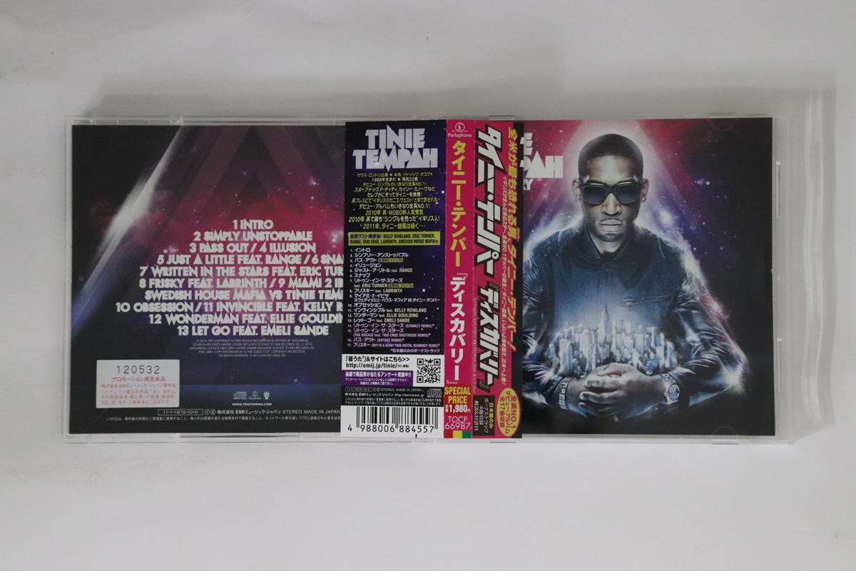 CD TINIE TEMPAH - Disc-overy TOCP66987PROMO EMI 2010 Japan Obi Rap & Hip-Hop/R&B Used
CD TINIE TEMPAH - Disc-overy TOCP66987PROMO EMI 2010 Japan Obi Rap & Hip-Hop/R&B Used