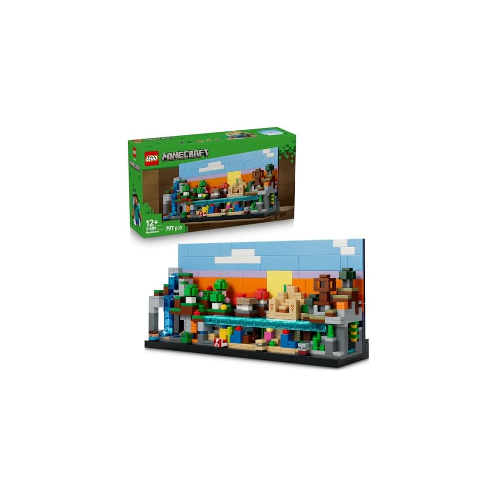 LEGO Minecraft Mini Biome Building Set 21589 for Kids Age 12+ - Creative Toy for Boys and Girls
LEGO Minecraft Mini Biome Building Set 21589 for Kids Age 12+ - Creative Toy for Boys and Girls