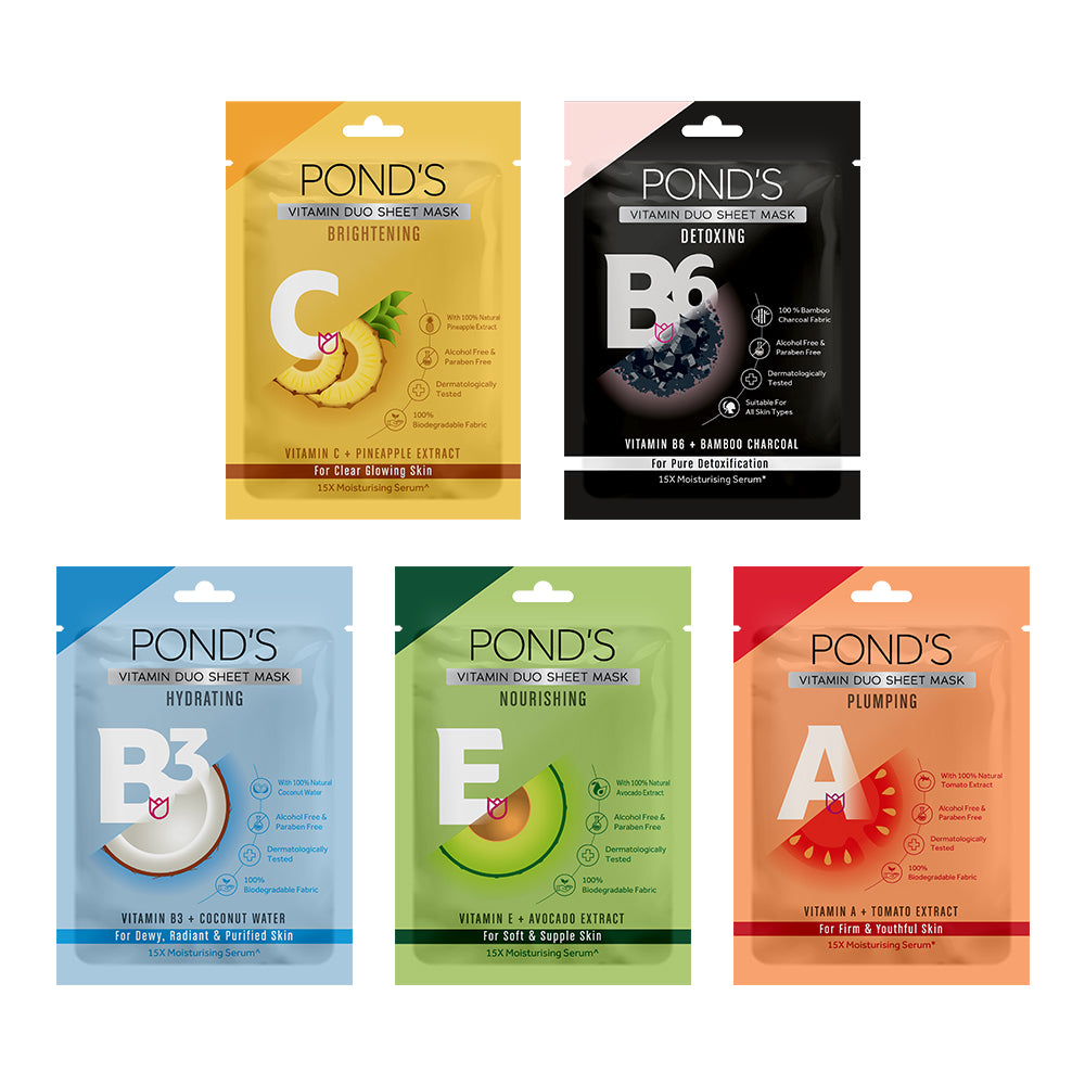 Витаминная тканевая маска для лица Ponds, упаковка из 5 шт., со 100% натуральными экстрактами, 25 мл
Витаминная тканевая маска для лица Ponds, упаковка из 5 шт., со 100% натуральными экстрактами, 25 мл
