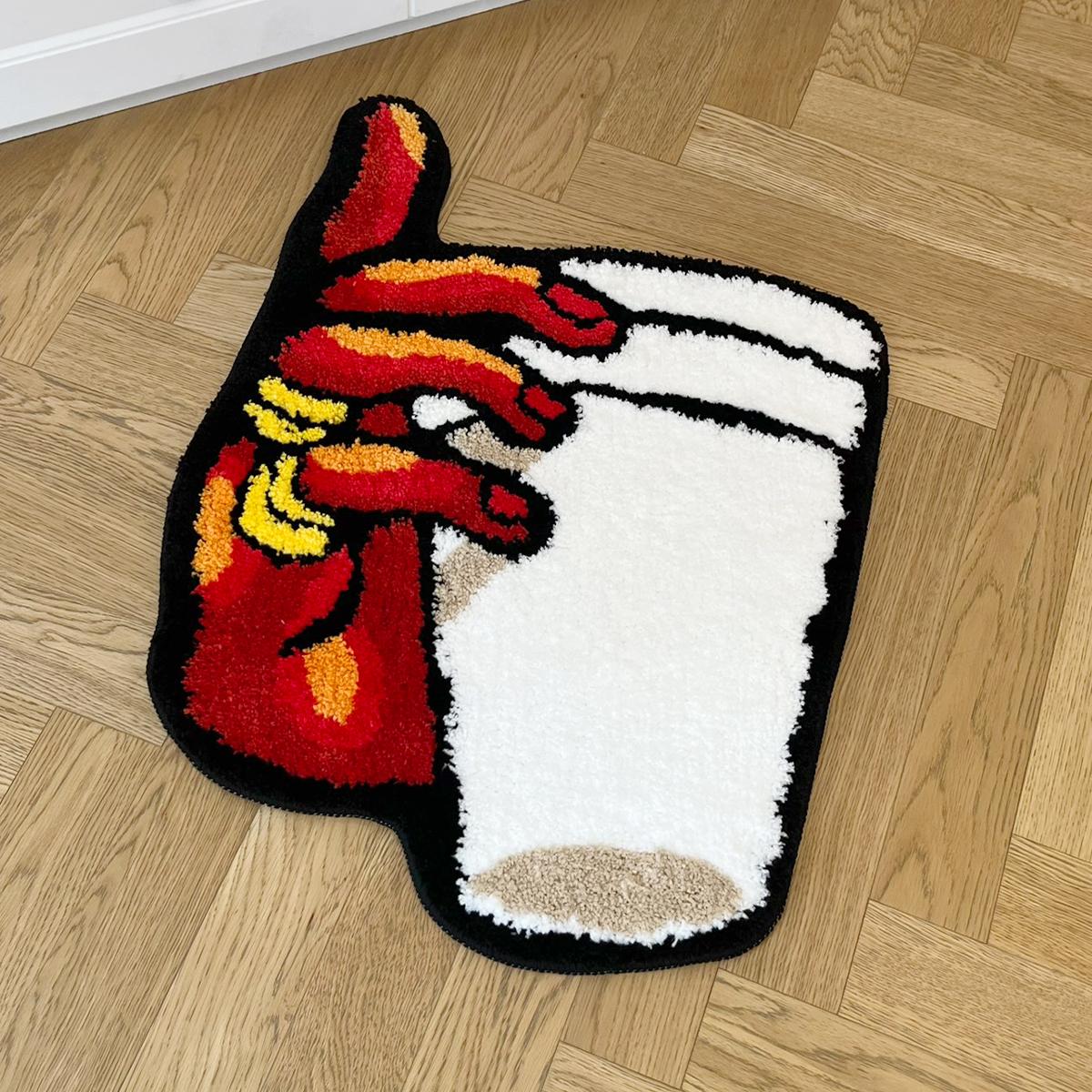 Holding Cup in Hand Vintage Tufted Bedroom Rug Soft Fluffy Mat Funny Bedside Carpet Floor Anti Slip Pad Aesthetic Home Boys Room 85X60 CM
Holding Cup in Hand Vintage Tufted Bedroom Rug Soft Fluffy Mat Funny Bedside Carpet Floor Anti Slip Pad Aesthetic Home Boys Room 85X60 CM