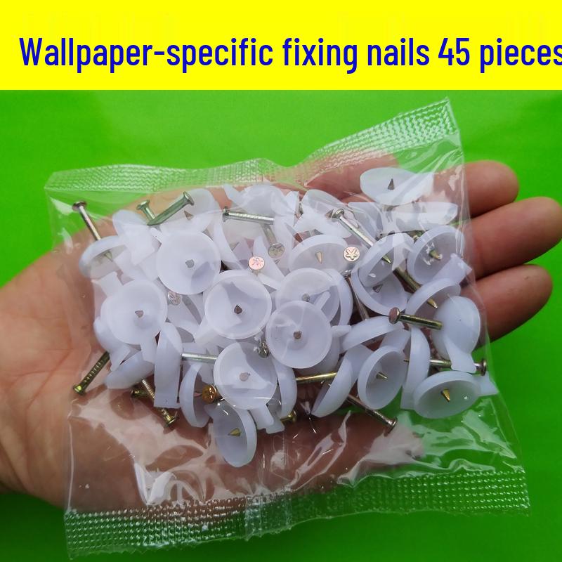 Wall Fasteners: No-Trace Steel Nails & Thumbtacks for Unfinished Cement Walls & Wallpaper.
Wall Fasteners: No-Trace Steel Nails & Thumbtacks for Unfinished Cement Walls & Wallpaper.