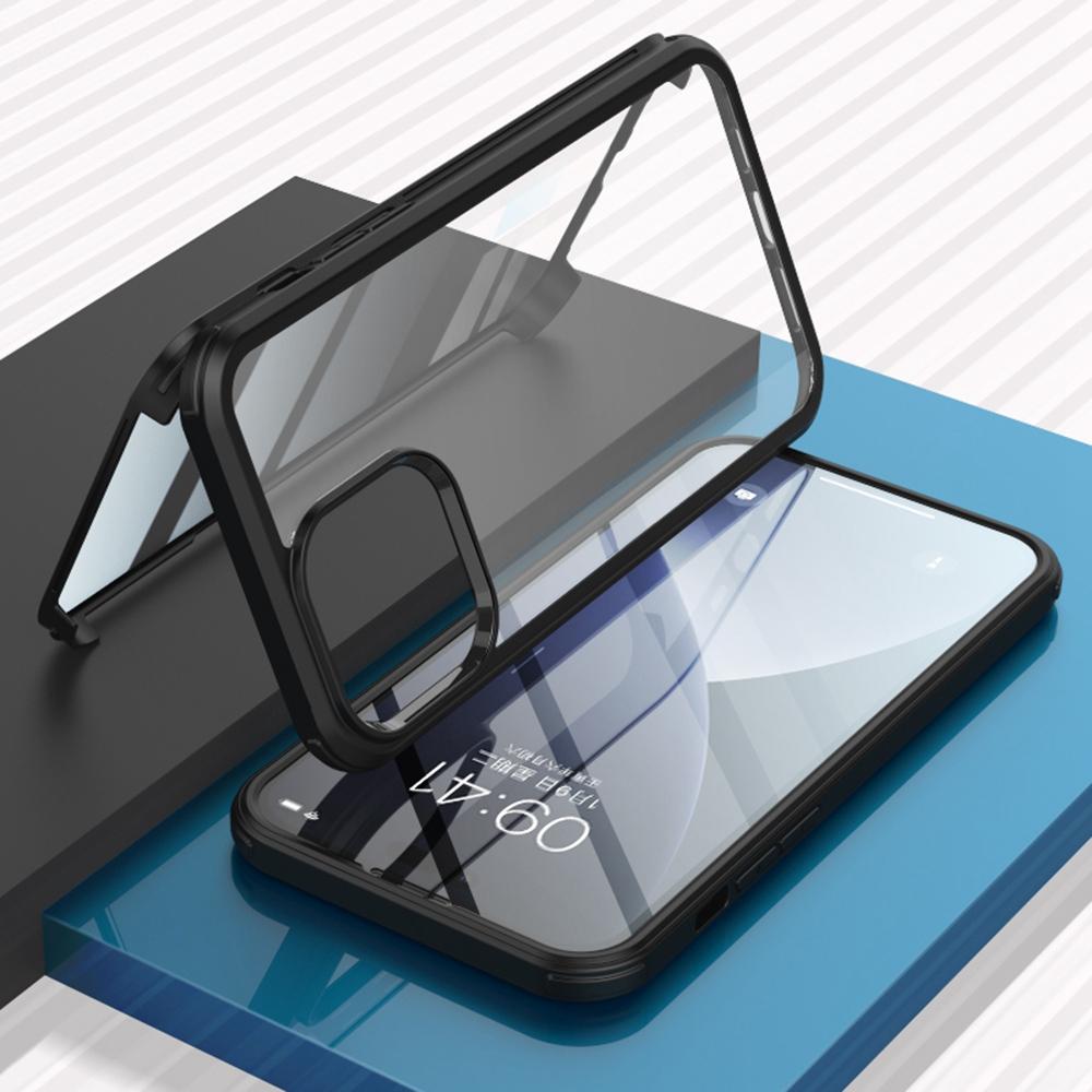 For iPhone 14 Pro Anti-scratch HD Clear Phone Case All-round Protection Detachable 2-in-1 Double-sided Tempered Glass Phone Cover Black
For iPhone 14 Pro Anti-scratch HD Clear Phone Case All-round Protection Detachable 2-in-1 Double-sided Tempered Glass Phone Cover Black