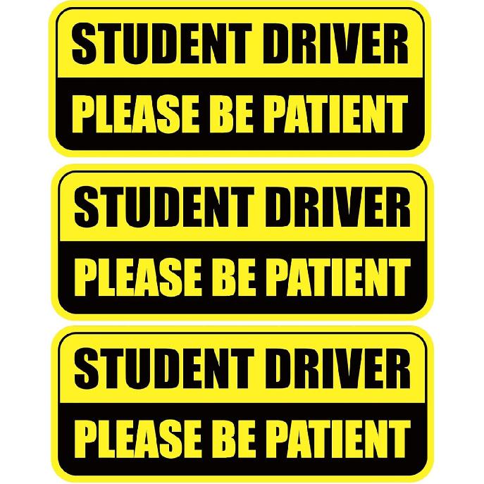 3 Pcs Student Driver Car Magnet, Teen Driver for Car, Please Be Patient Student Driver Magnet Removable Novice Rookie Safety Atntteion Sign - жовтий
3 Pcs Student Driver Car Magnet, Teen Driver for Car, Please Be Patient Student Driver Magnet Removable Novice Rookie Safety Atntteion Sign - жовтий