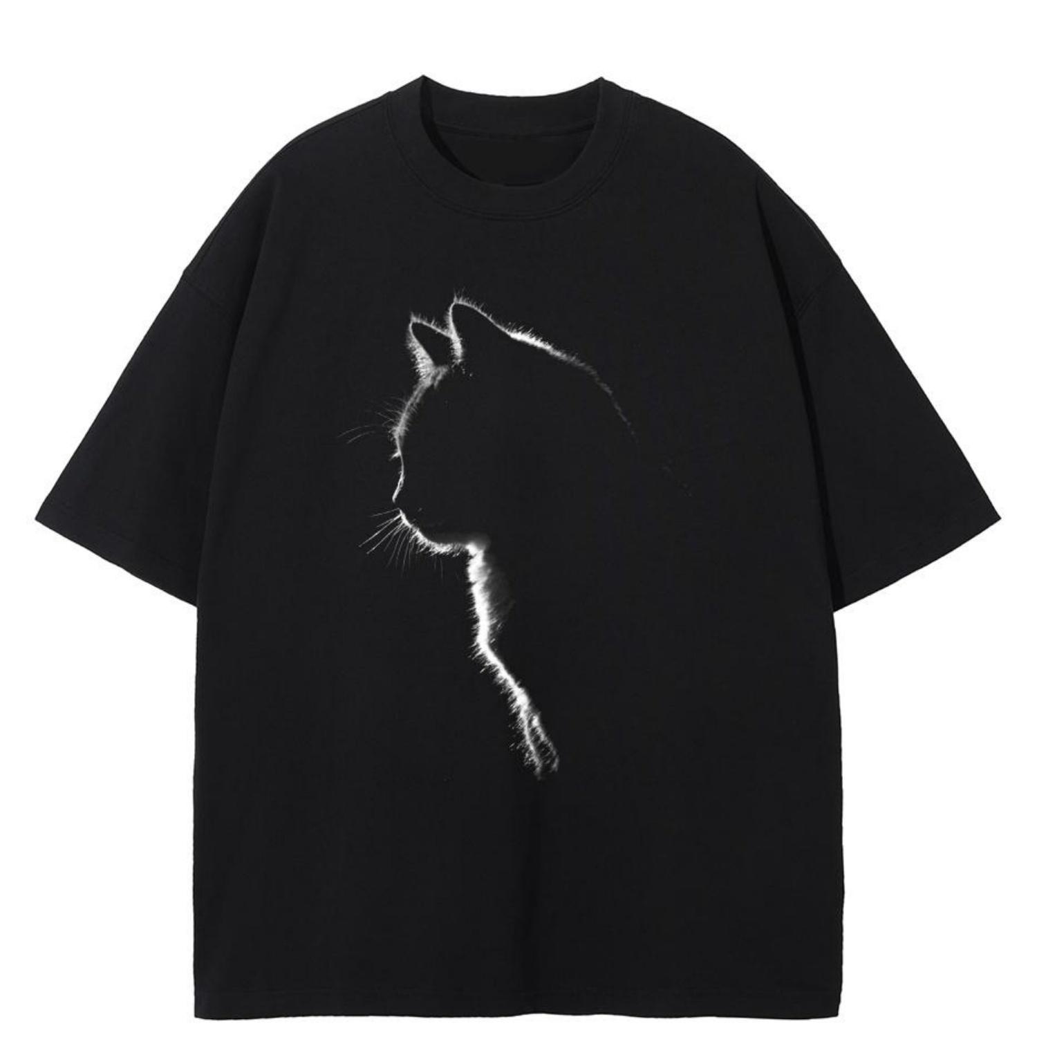Streetwear Кот Тень Графическая Футболка Хлопковая Футболка Унисекс Топы Футболки Летние С Коротким Рукавом Футболка S чёрный
Streetwear Кот Тень Графическая Футболка Хлопковая Футболка Унисекс Топы Футболки Летние С Коротким Рукавом Футболка S чёрный