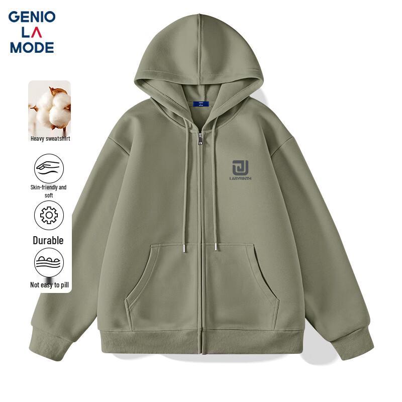 GENIOLAMODE Men s 300G Heavyweight Hooded Zip-Up Cardigan 3XL
GENIOLAMODE Men s 300G Heavyweight Hooded Zip-Up Cardigan 3XL