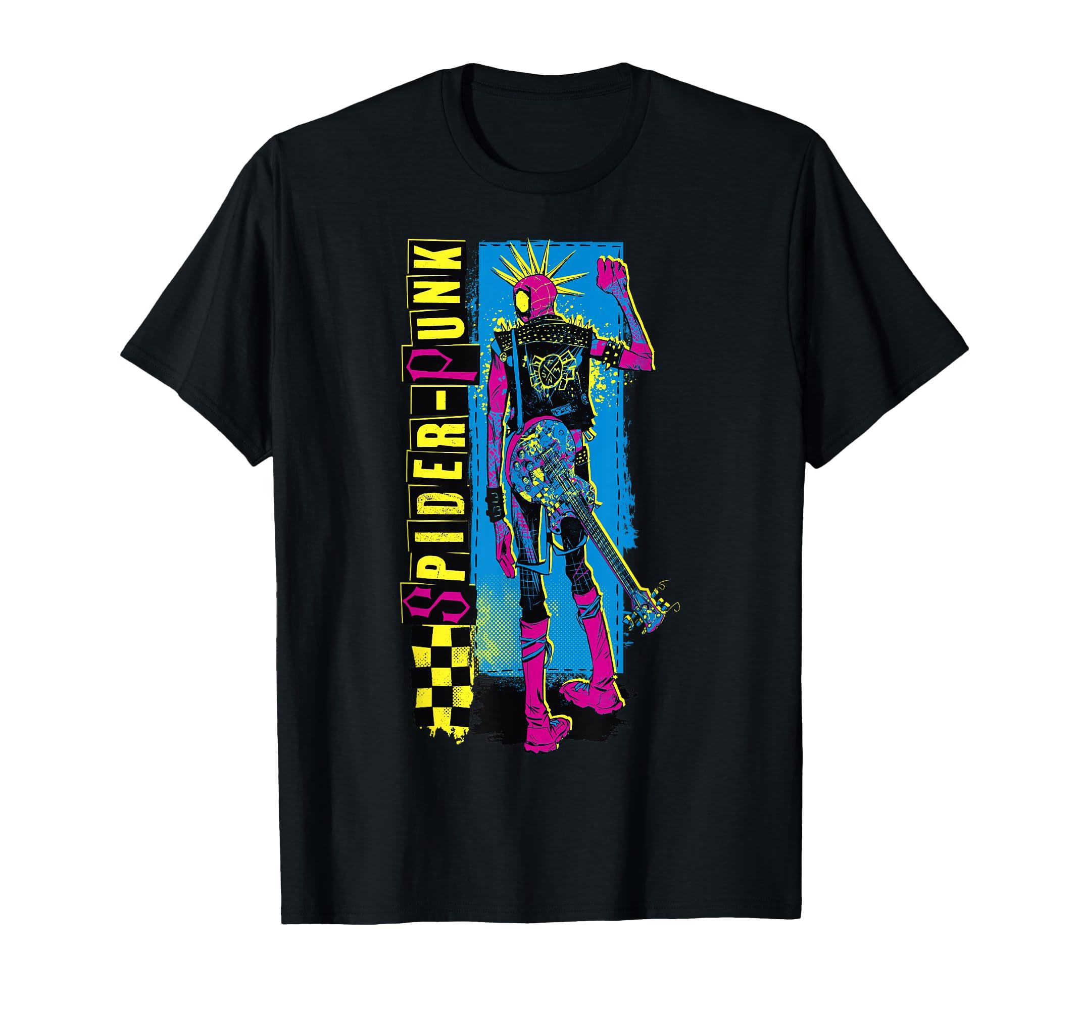 Marvel Into the Part 1 Spiderpunk Spider-Man Spider-Verse T-Shirt чёрный
Marvel Into the Part 1 Spiderpunk Spider-Man Spider-Verse T-Shirt чёрный