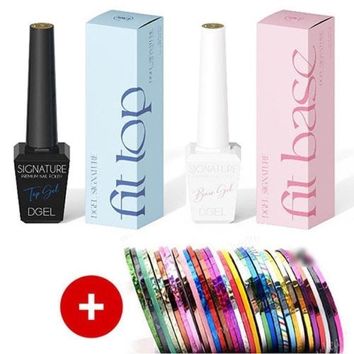 DGEL Signature Fit Base Gel Gel Nail 3300 Signature fit top gel + 3mm line tape 1 FREE
DGEL Signature Fit Base Gel Gel Nail 3300 Signature fit top gel + 3mm line tape 1 FREE