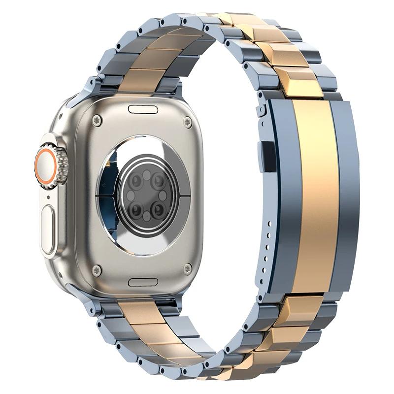 Ремешок для часов 22 мм для Huawei Watch GT 5 Pro 46 мм/GT 5 46 мм/GT 4 46 мм/GT 3 46 мм, Т-образная застежка «черепаха», ремешок из титанового сплава Blue Gold
Ремешок для часов 22 мм для Huawei Watch GT 5 Pro 46 мм/GT 5 46 мм/GT 4 46 мм/GT 3 46 мм, Т-образная застежка «черепаха», ремешок из титанового сплава Blue Gold