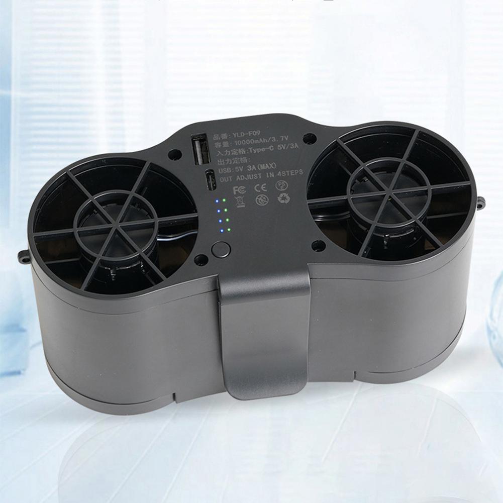Portable 4 Speed 20000mAh Cooling Waist Fan Electric Fan Cooler Emergency Mobile Power Hanging Neck Fan Rechargeable for Outdoor
Portable 4 Speed 20000mAh Cooling Waist Fan Electric Fan Cooler Emergency Mobile Power Hanging Neck Fan Rechargeable for Outdoor