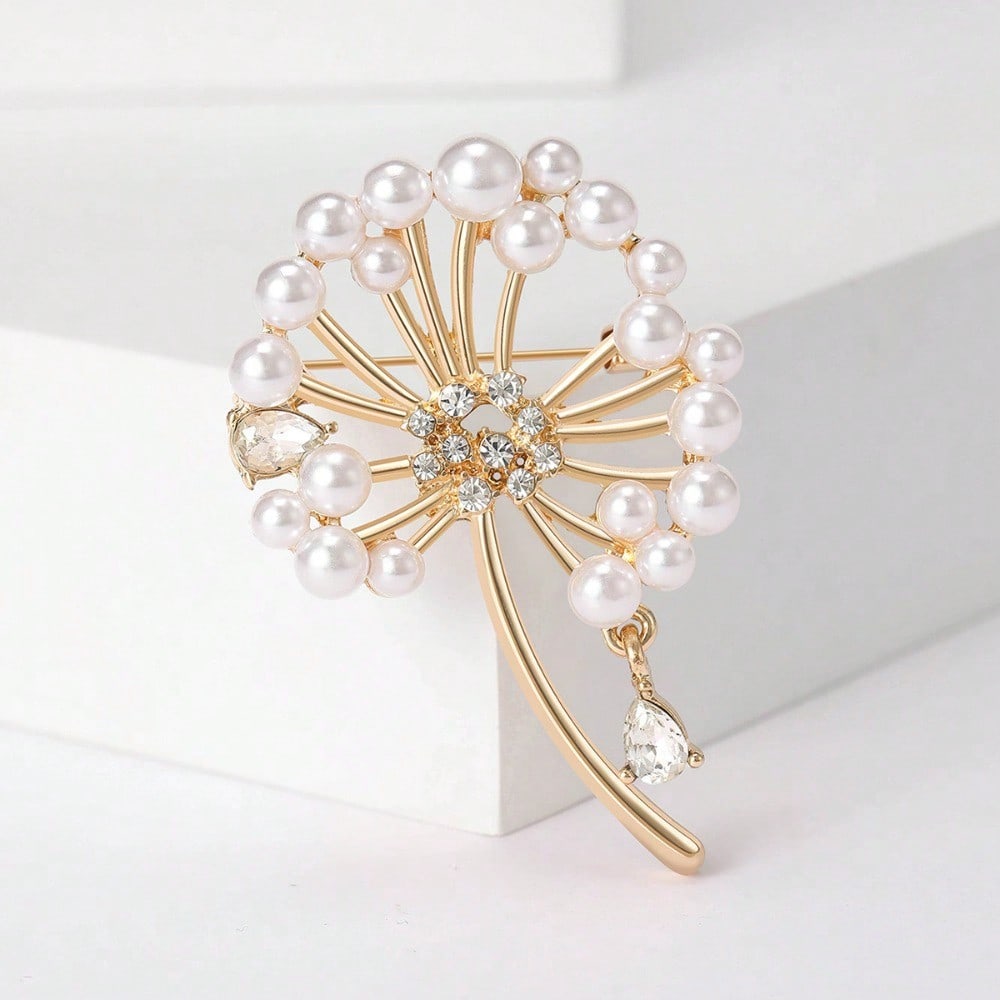 Fashion Personality Dandelion Brooch Women Clothes Accessories Temperament Simple Cape Buckle Pin
Fashion Personality Dandelion Brooch Women Clothes Accessories Temperament Simple Cape Buckle Pin