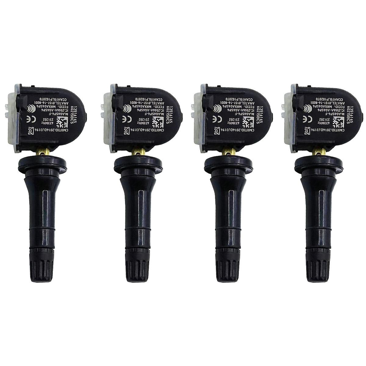 4 PCS Tire Pressure Monitor Sensor 13516165 13598773 433MHz For Cadillac CT6 XT4 XT5 XT6 Chevrolet Equinox Traverse 4PCS-13516165
4 PCS Tire Pressure Monitor Sensor 13516165 13598773 433MHz For Cadillac CT6 XT4 XT5 XT6 Chevrolet Equinox Traverse 4PCS-13516165