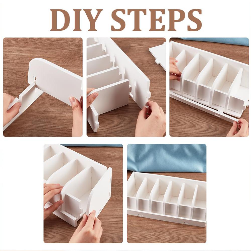 Belt Organizer Bamboo Storage Box Multi Compartment Wardrobe Waist Belt Accessory Holder White
Belt Organizer Bamboo Storage Box Multi Compartment Wardrobe Waist Belt Accessory Holder White