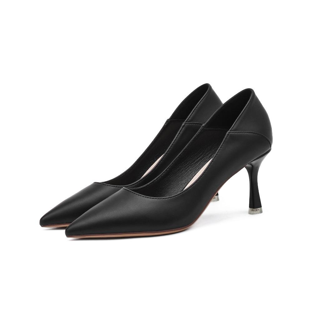 Фабричний опт Осіннє нове взуття М яка шкіра Однотонні жіночі туфлі Гострий носок Бежеві високі підбори 35
Фабричний опт Осіннє нове взуття М яка шкіра Однотонні жіночі туфлі Гострий носок Бежеві високі підбори 35
