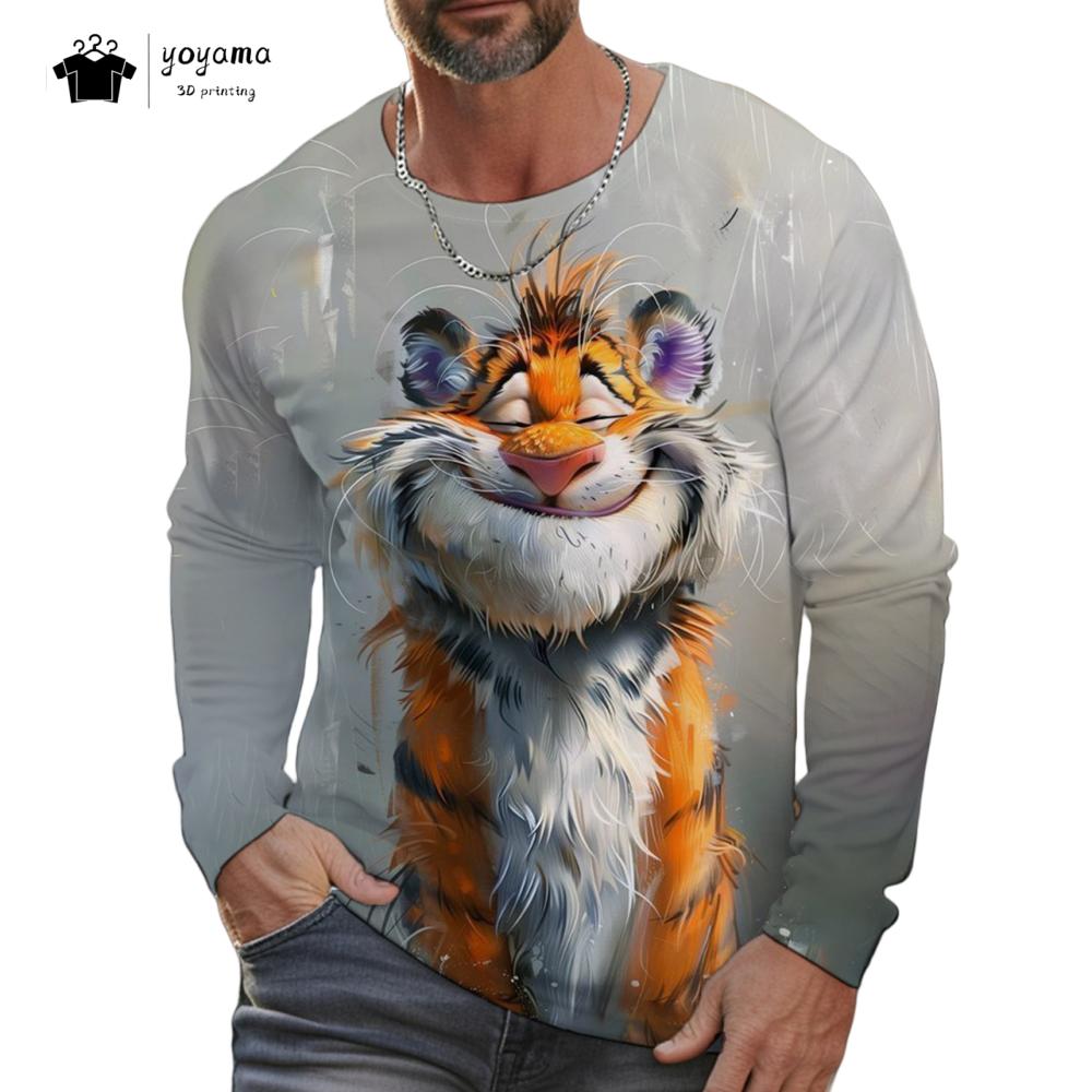 Funny Chicken Pattern Men Long Sleeved T-Shirt 3D Print Autumn Loose-Fitting Men s Clothing Casual Fashionable O-Neck Men s Top S
Funny Chicken Pattern Men Long Sleeved T-Shirt 3D Print Autumn Loose-Fitting Men s Clothing Casual Fashionable O-Neck Men s Top S