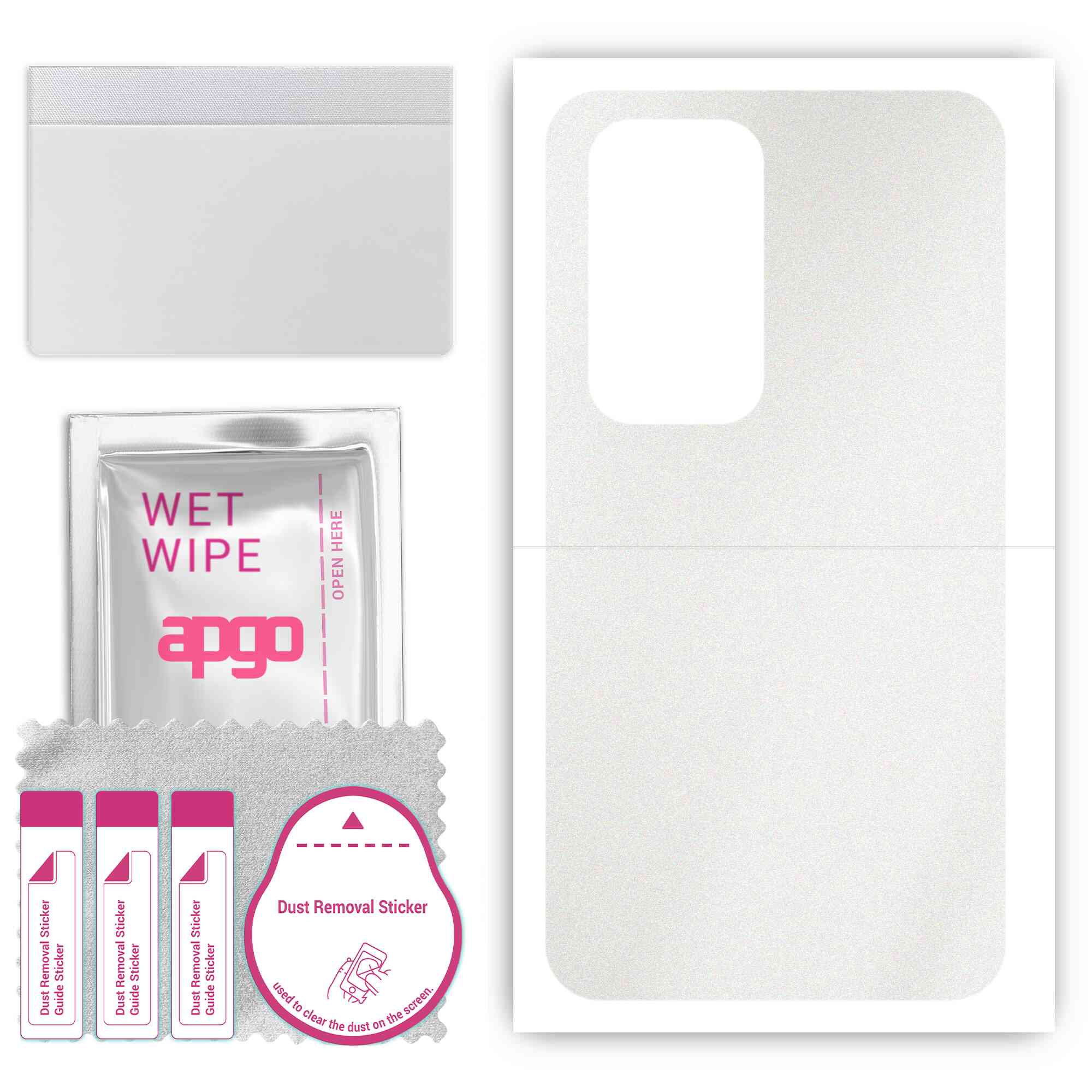Apgo Protective Skin Sticker для задньої панелі, сумісної з Oppo Find N2, Wrap Film, Foil, Vinyl - Pattern Matte Transparent
Apgo Protective Skin Sticker для задньої панелі, сумісної з Oppo Find N2, Wrap Film, Foil, Vinyl - Pattern Matte Transparent