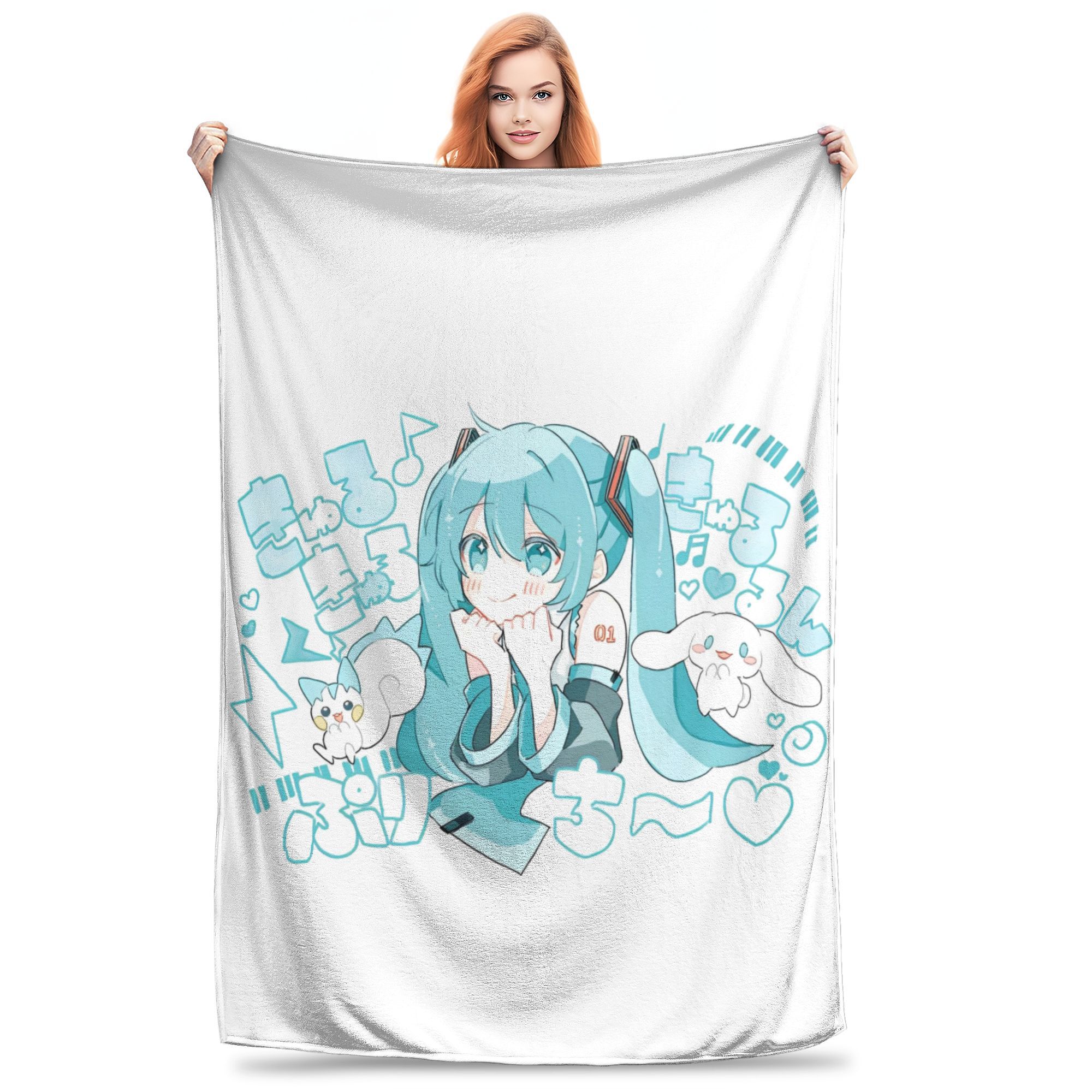 Флисовые пледы Hatsune Miku Anime Vocaloid Girl, супермягкие пледы для домашнего офиса 30x40in
Флисовые пледы Hatsune Miku Anime Vocaloid Girl, супермягкие пледы для домашнего офиса 30x40in