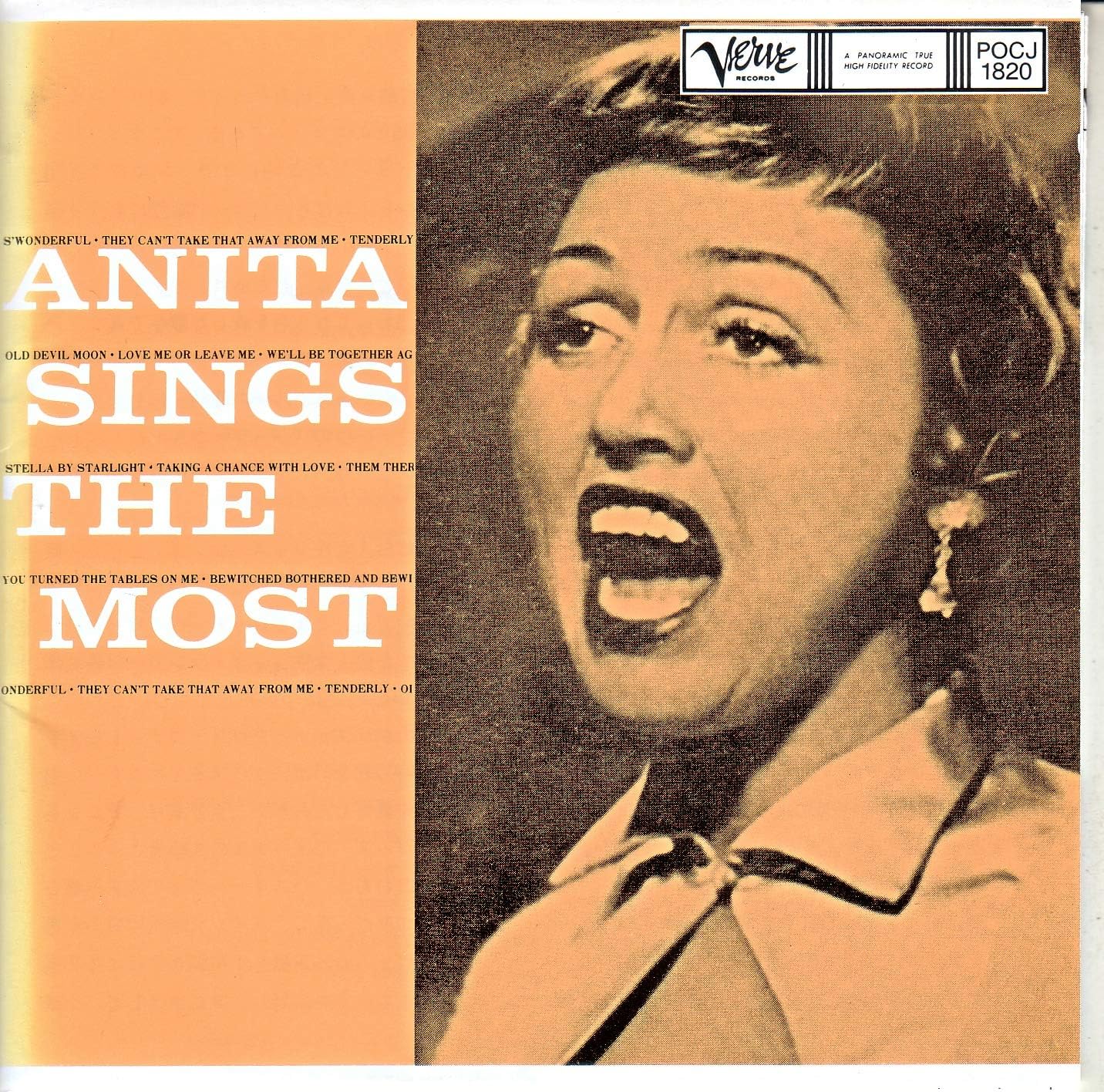 CD ANITA O DAY - Anita Sings The Most POCJ1820PROMO Verve Records 1990 Japan Jazz Used
CD ANITA O DAY - Anita Sings The Most POCJ1820PROMO Verve Records 1990 Japan Jazz Used