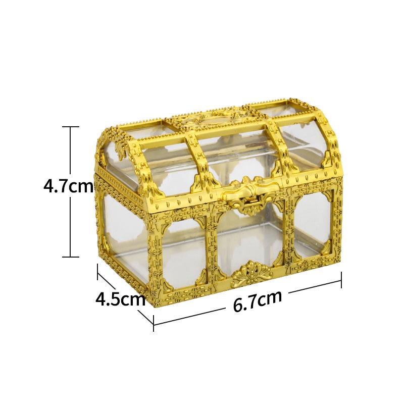 Креативная прозрачная золотая шкатулка для хранения украшений, конфет или тортов
Креативная прозрачная золотая шкатулка для хранения украшений, конфет или тортов