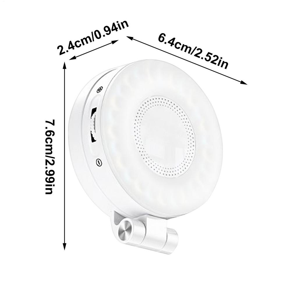 Selfie Light LED Magnetic Selfie Light For Phone 3 Modes Adjustable Lighting For Makeup Laptop Webcam Camera Vlog Photography білий
Selfie Light LED Magnetic Selfie Light For Phone 3 Modes Adjustable Lighting For Makeup Laptop Webcam Camera Vlog Photography білий