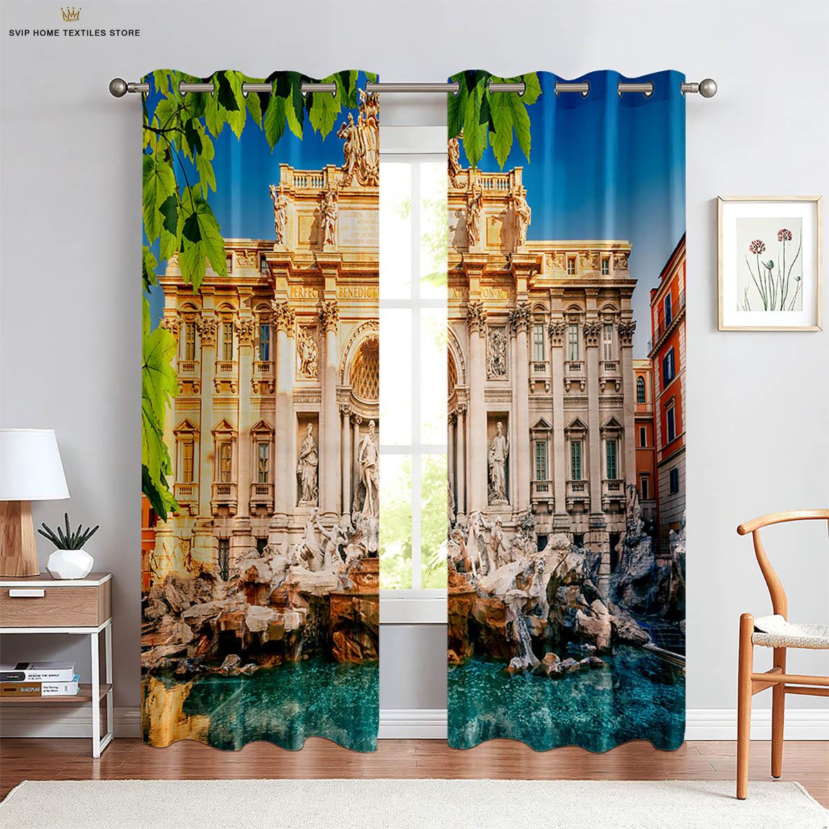 Watercolor City Building Night View 3D Pattern Printing Curtain Bedroom Space Living Space Study Kitchen Area Curtain Home Decorative Piece W50X130H(CM)X2PCS&Rod pocket
Watercolor City Building Night View 3D Pattern Printing Curtain Bedroom Space Living Space Study Kitchen Area Curtain Home Decorative Piece W50X130H(CM)X2PCS&Rod pocket