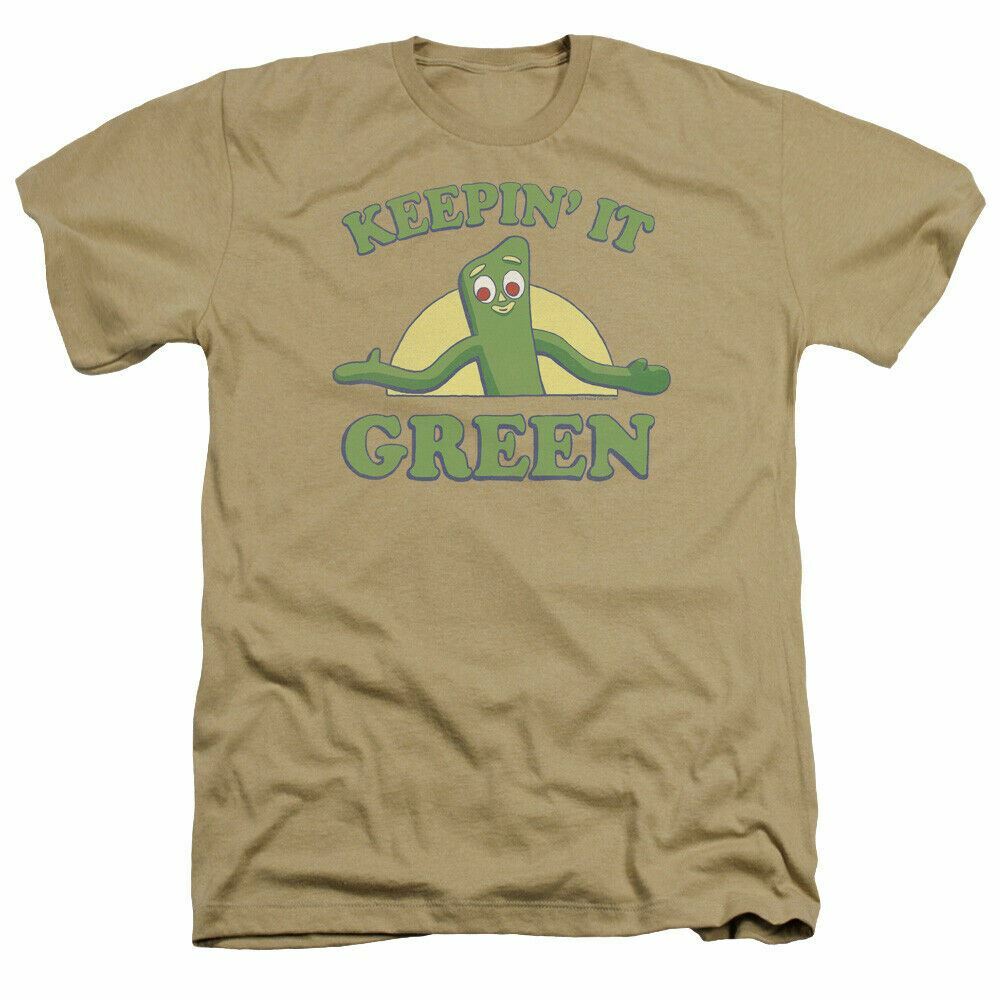 26 Gumby Keepin It Green Logo T Shirt Mens Licensed Classic TV Show Sand Unisex T-Shirt XXXL
26 Gumby Keepin It Green Logo T Shirt Mens Licensed Classic TV Show Sand Unisex T-Shirt XXXL