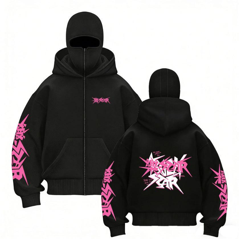 Stray Kids Harajuku Printed Two-hat Zip-up Shirt for Men and Women Stray Kids Double Hood Zip-Up, Harajuku Print SKZ Hoodie for STAY XL
Stray Kids Harajuku Printed Two-hat Zip-up Shirt for Men and Women Stray Kids Double Hood Zip-Up, Harajuku Print SKZ Hoodie for STAY XL