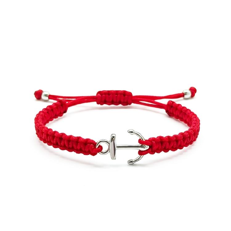 Symbol of Hope Anchors Charm on Adjustable Handmade Rope Bracelet Stainless Steel Material Stylish Daily Accessory
Symbol of Hope Anchors Charm on Adjustable Handmade Rope Bracelet Stainless Steel Material Stylish Daily Accessory