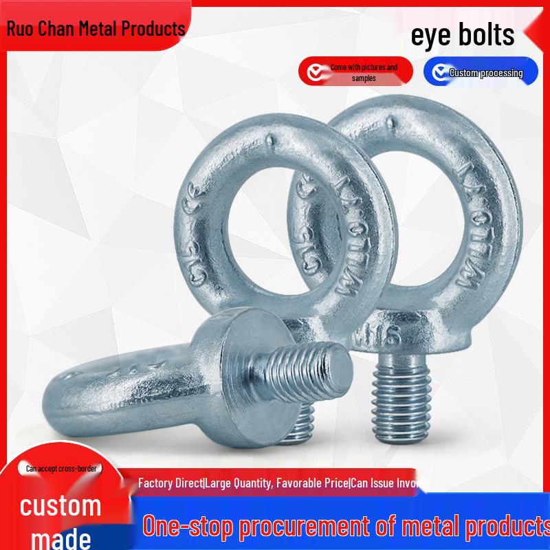 4.8 Grade Galvanized Lifting Eye Bolt with Extended Ring M6
4.8 Grade Galvanized Lifting Eye Bolt with Extended Ring M6