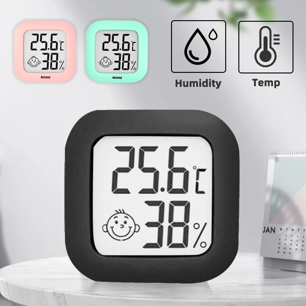Digital Temperature Humidity Sensor Indoor Room Mini LCD Digital Weather Station Electronic hermometer Hygrometer for Home
Digital Temperature Humidity Sensor Indoor Room Mini LCD Digital Weather Station Electronic hermometer Hygrometer for Home