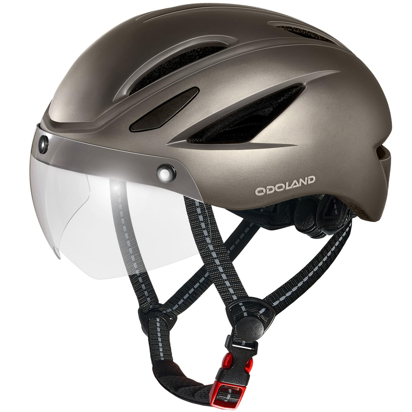 Odoland Велосипедный шлем с магнитным ударопрочным ультра подбородком солнцезащитным регулируемым размером для городских дорожных спортивных шлем очков, сертифицированный ASTM/CE/CPSC, жесткость,
Odoland Велосипедный шлем с магнитным ударопрочным ультра подбородком солнцезащитным регулируемым размером для городских дорожных спортивных шлем очков, сертифицированный ASTM/CE/CPSC, жесткость,