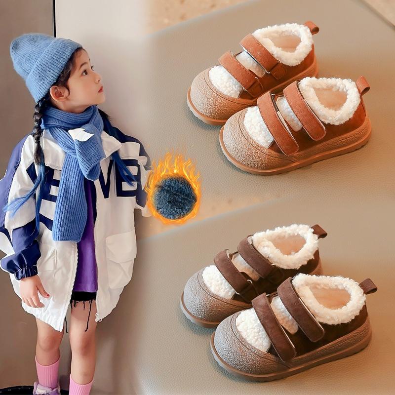 Зимние плюшевые детские ботинки Ботинки для девочек Повседневная теплая детская обувь для малышей Мягкая подошва Детская обувь для девочек Пинетки для мальчиков 33 коричневый 
Зимние плюшевые детские ботинки Ботинки для девочек Повседневная теплая детская обувь для малышей Мягкая подошва Детская обувь для девочек Пинетки для мальчиков 33 коричневый