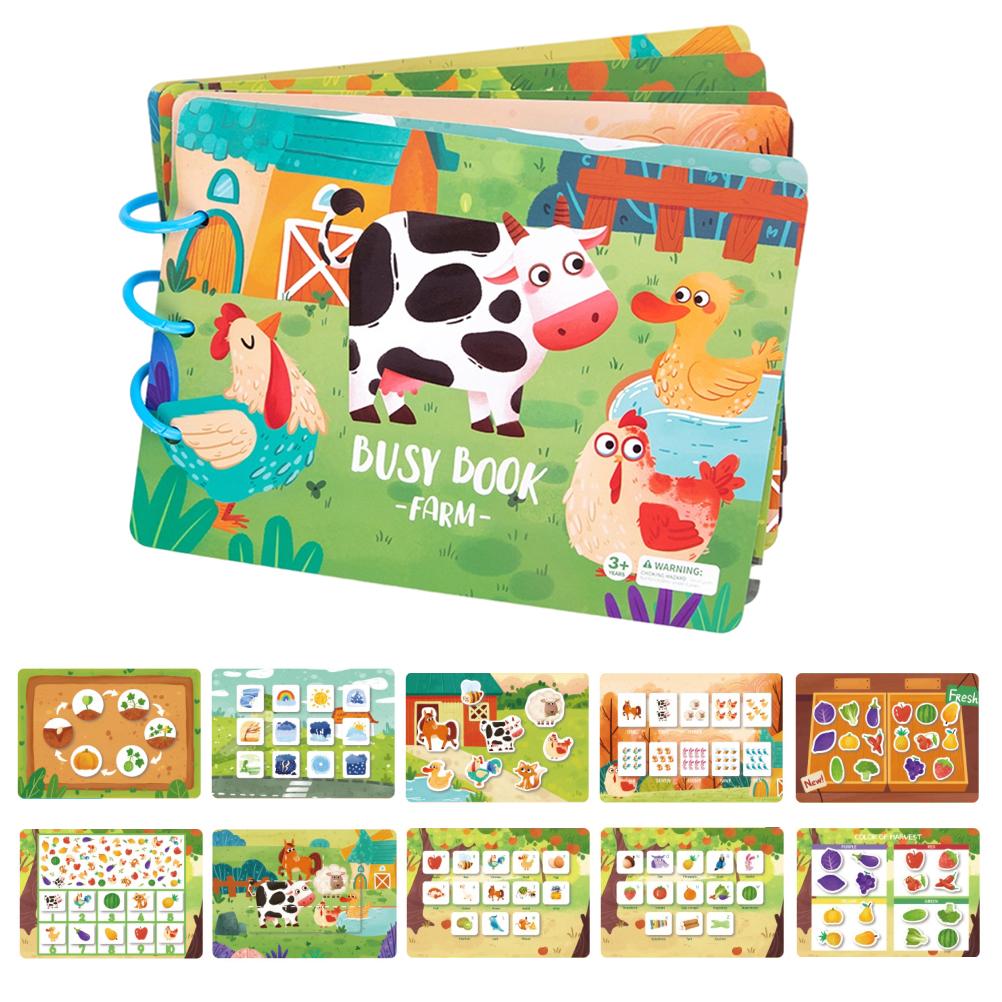 Развивающая книжка Тематика динозавров и животных Дошкольные образовательные обучающие занятия Аутизм Сенсорные игрушки A
Развивающая книжка Тематика динозавров и животных Дошкольные образовательные обучающие занятия Аутизм Сенсорные игрушки A