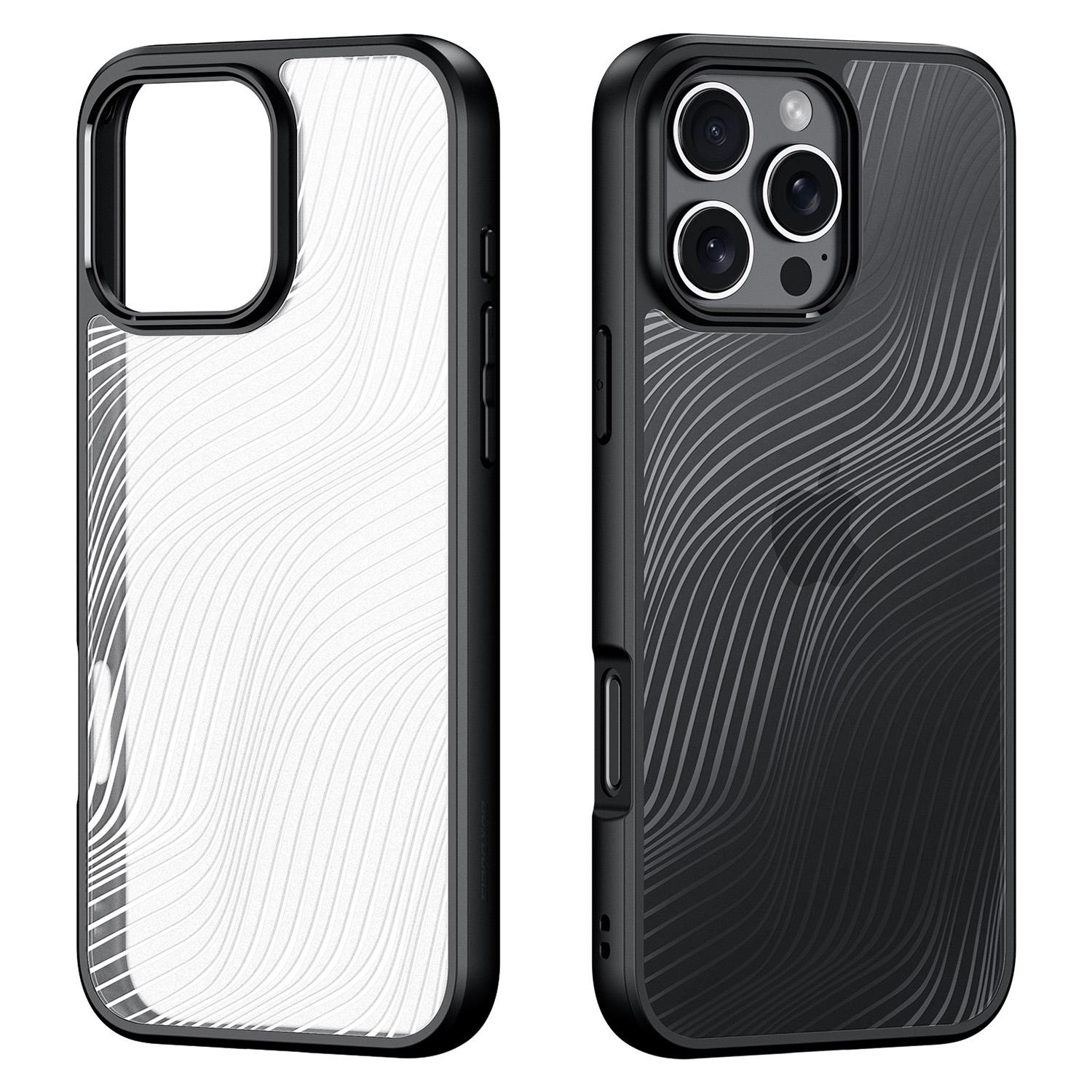DUX DUCIS Aimo Series For iPhone 16 Pro Max Case TPU+PC Anti-Drop Matte Phone Cover (REACH Certification) Black
DUX DUCIS Aimo Series For iPhone 16 Pro Max Case TPU+PC Anti-Drop Matte Phone Cover (REACH Certification) Black