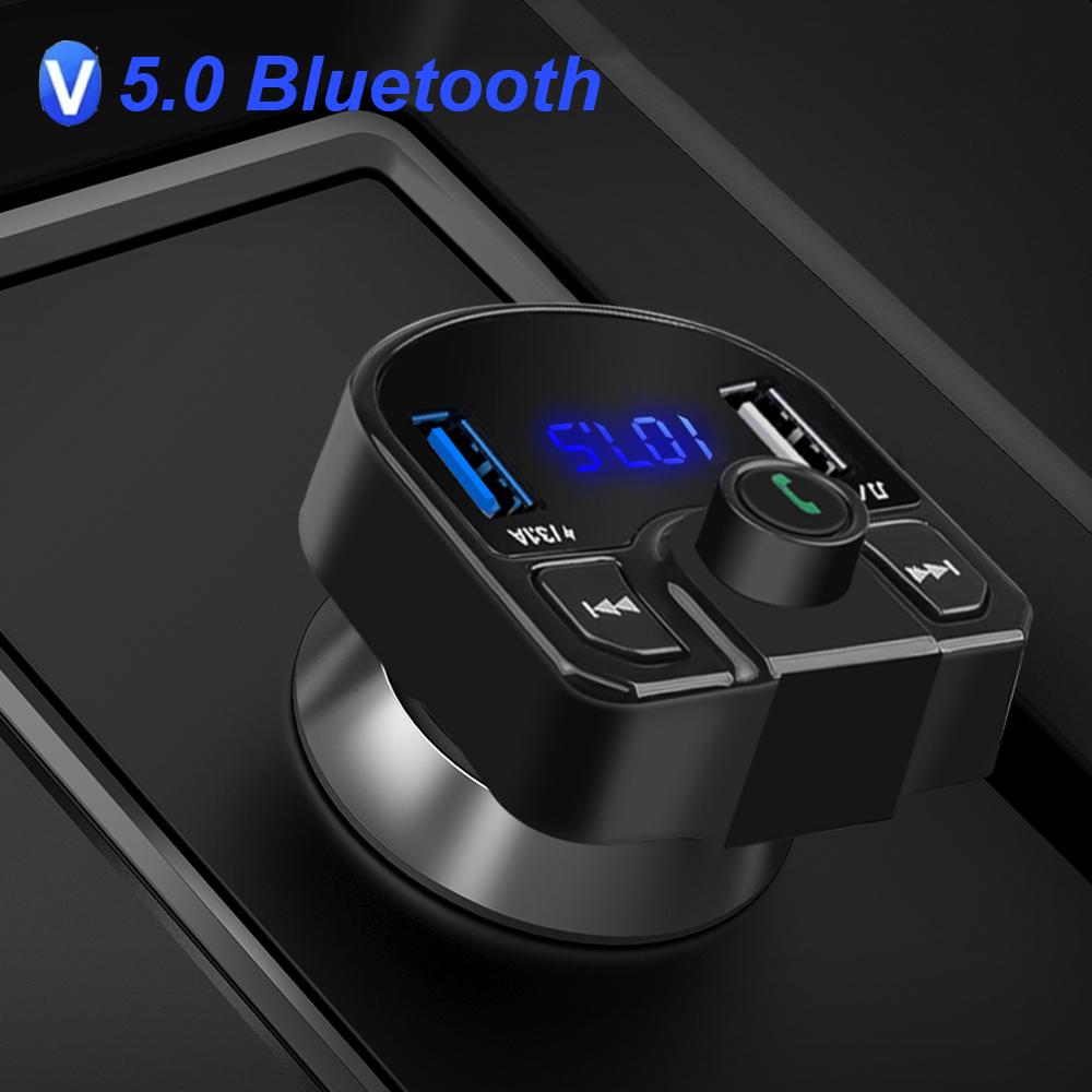 Автомобильный комплект Bluetooth Fm-передатчик Usb Aux-модулятор Handsfree автомобильный аудио MP3-плеер 3.1A быстрая зарядка двойной USB-адаптер автомобильного зарядного устройства чёрный
Автомобильный комплект Bluetooth Fm-передатчик Usb Aux-модулятор Handsfree автомобильный аудио MP3-плеер 3.1A быстрая зарядка двойной USB-адаптер автомобильного зарядного устройства чёрный