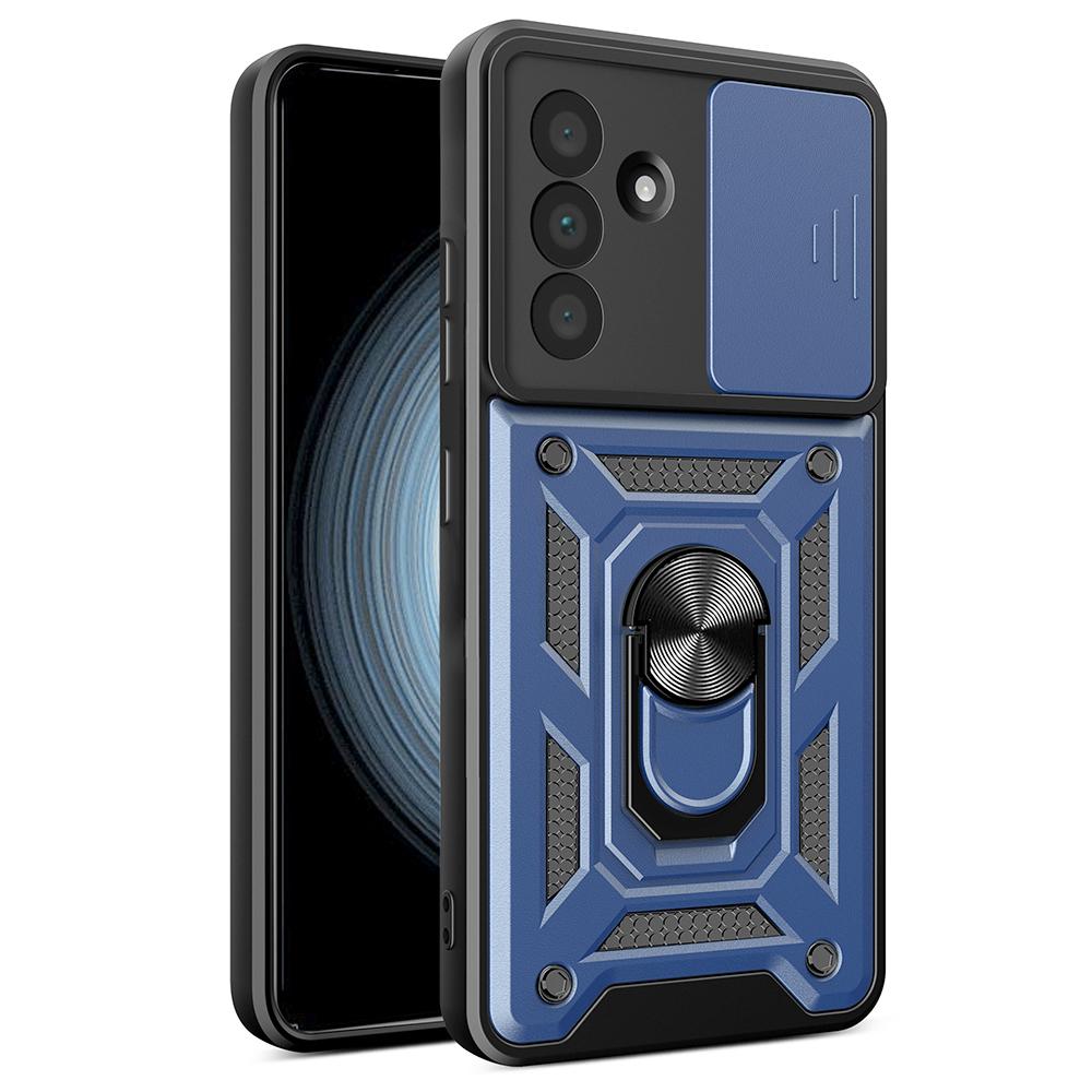 Чохол для Samsung Galaxy A56 5G з кришкою-слайдером для камери, PC+TPU, підставкою, чохол для телефону Blue
Чохол для Samsung Galaxy A56 5G з кришкою-слайдером для камери, PC+TPU, підставкою, чохол для телефону Blue