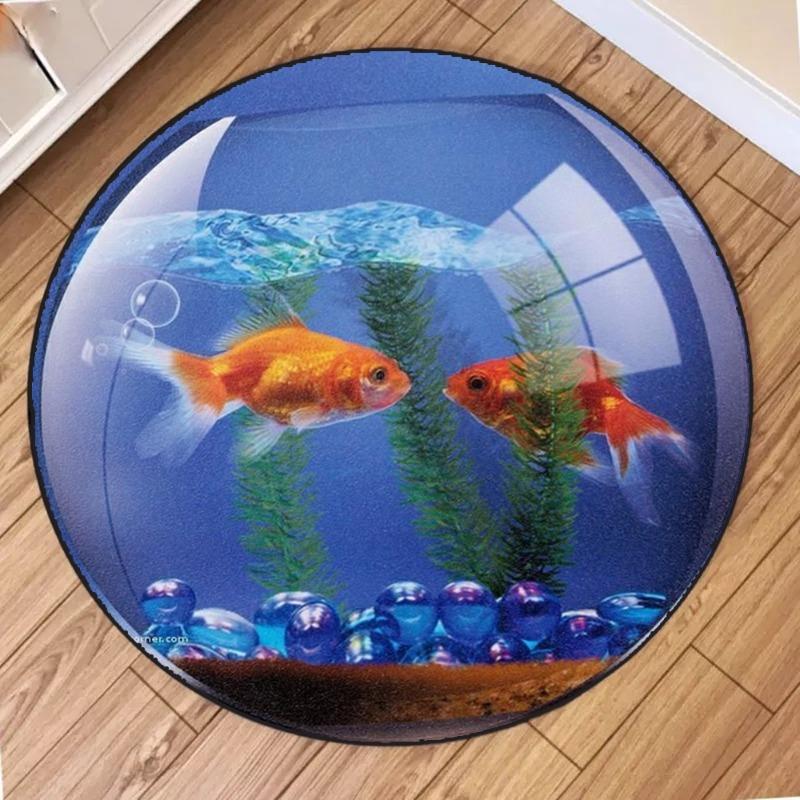 Light Bulb Fish Tank Round Carpet Earth Soft Anti-slip Wear-resistant Circle Rug Used As Round Mat for Living Rooms Creativity 60cmx60cm
Light Bulb Fish Tank Round Carpet Earth Soft Anti-slip Wear-resistant Circle Rug Used As Round Mat for Living Rooms Creativity 60cmx60cm