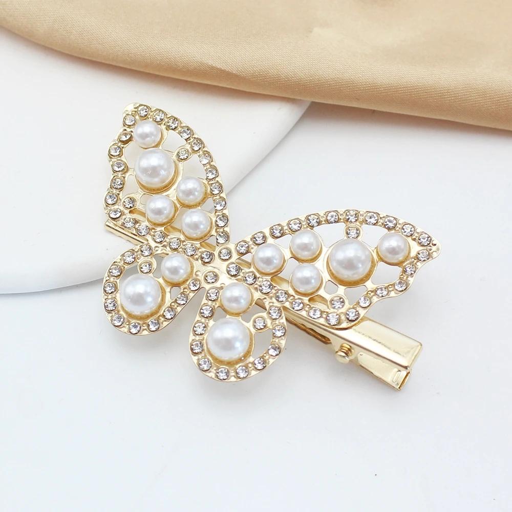 Hair Clip Big Imitation Pearl Butterfly Barrettes Women Crystal Alligator Hindbrain Side Hairpin Headwear Zircon
Hair Clip Big Imitation Pearl Butterfly Barrettes Women Crystal Alligator Hindbrain Side Hairpin Headwear Zircon