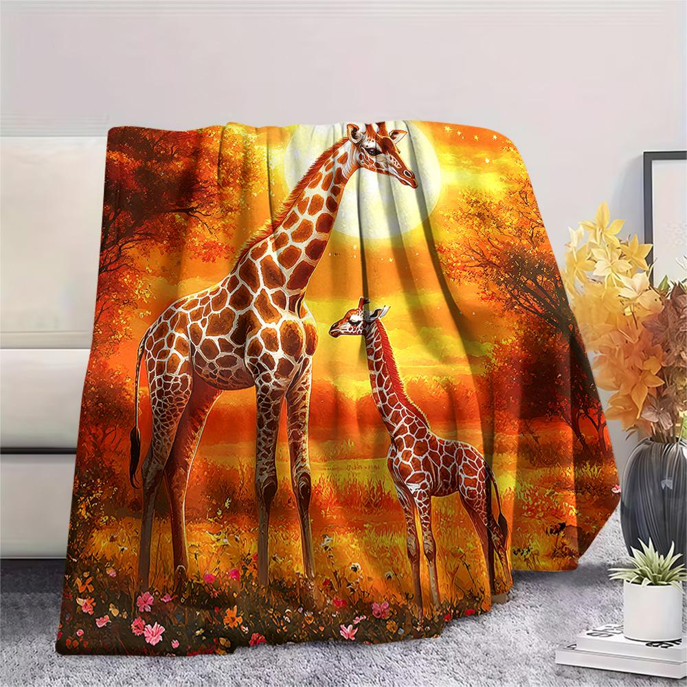 Giraffe Print Flannel Blanket, High quality Comfortable for All Seasons, Home Decor, Warmth and Comfort, Perfect for Christmas Gifts 80cm x 120cm
Giraffe Print Flannel Blanket, High quality Comfortable for All Seasons, Home Decor, Warmth and Comfort, Perfect for Christmas Gifts 80cm x 120cm